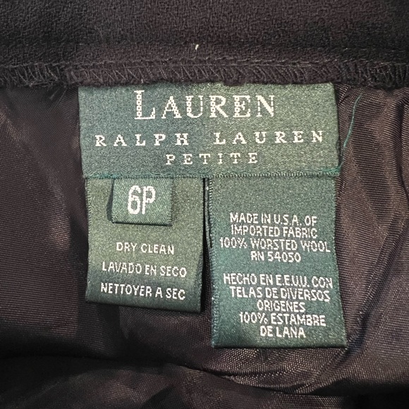 Ralph Lauren 100% Wool Black Maxi Skirt 6P - Picture 2 of 9